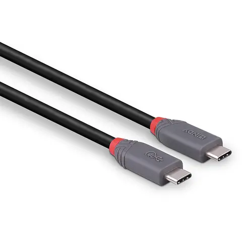 36947 cable USB 0,8 m USB4 Gen 3x2 USB C Negro - Imagen 3