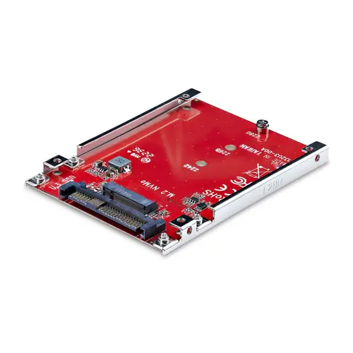 Adaptador M.2 a U.3 para SSDs M.2 NVMe - Conversor Adaptador de Host de Unidad M.2 PCIe a U.3 de 2,5 (SFF-TA-1001) - Cumple con TAA - Imagen 1