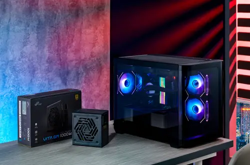 CAJA MICRO-ATX SEMITORRE FSP S380 RGB NEGRA 3 FANS - Imagen 13