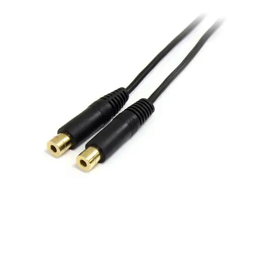 Cable 15cm Audio Splitter Divisor de Auriculares Mini-Jack 3,5mm Estéreo Macho a 2x Hembra - Imagen 2