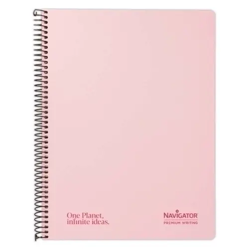 CUAD NAVIGATOR A4 80H 80GR 4X4 PASTEL ROSA