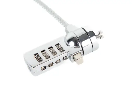 Secure 4D cable antirrobo Plata 1,5 m - Imagen 2