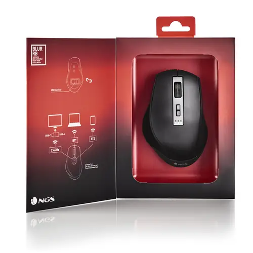 BLUR-RB ratón Juego mano derecha Bluetooth + USB Type-A 3200 DPI - Imagen 8