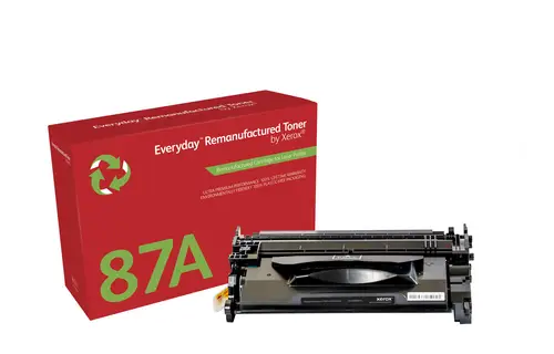 Remanufacturado Everyday Tóner Everyday Mono remanufacturado de Xerox es compatible con HP 87A (CF287A), Capacidad estándar - Imagen 1