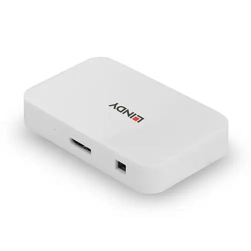 43143 hub de interfaz USB 3.2 Gen 1 (3.1 Gen 1) Type-A 5000 Mbit/s Blanco - Imagen 2