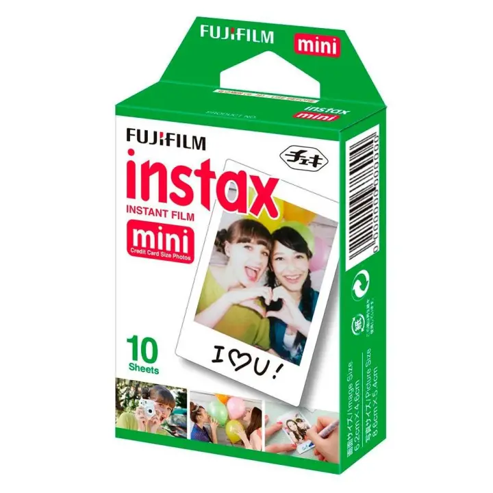 Instax Mini película instantáneas 10 pieza(s) 54 x 86 mm