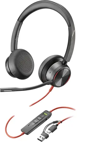 Auriculares estéreo Blackwire 8225 USB-C + Adaptador USB-C/A - Imagen 6