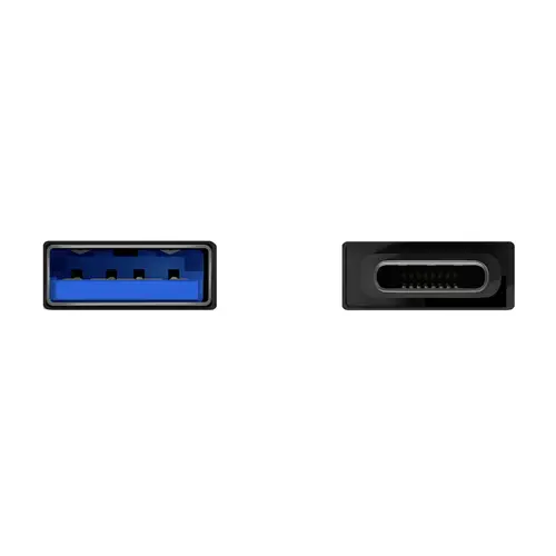 Mini Adaptador Aluminio USB 3.2 Gen1 3A, Tipo USB-C/M-A/H, Negro - Imagen 2