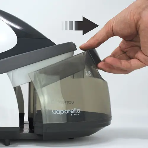 Vaporella Simply VS10.12 2200 W 1,5 L Suela de cerámica Negro, Gris, Blanco - Imagen 4
