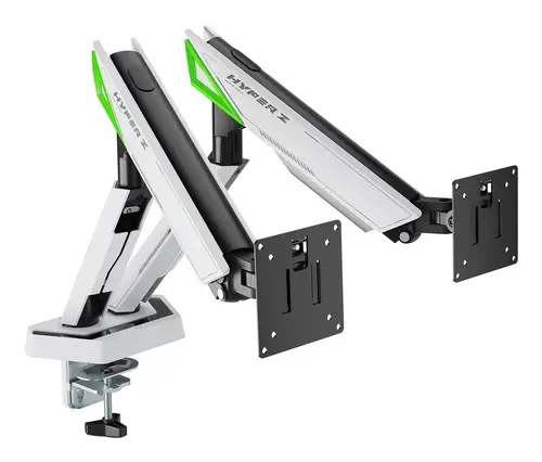 DT38TSR-345 soporte para monitor 96,5 cm (38") Escritorio Negro, Blanco - Imagen 2