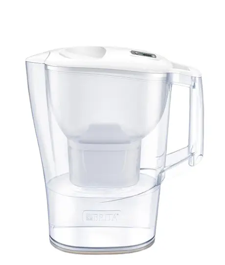 Aluna Filtro de agua para jarra 2,4 L Transparente, Blanco