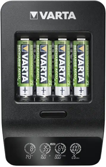 LCD SMART CHARGER+ Pilas de uso doméstico Corriente alterna