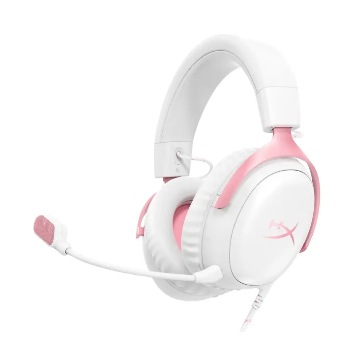 Cloud III - Auriculares gaming (blancos/rosas)