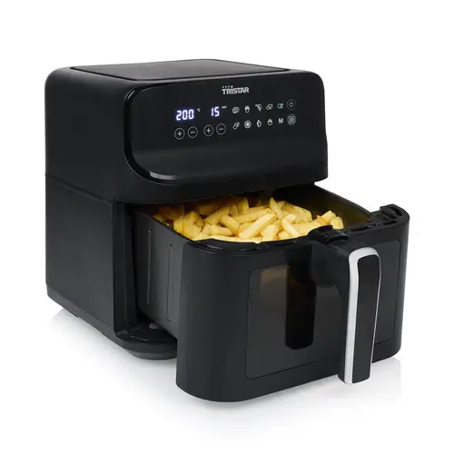 FR-9037 freidora Sencillo 6,2 L Independiente 1350 W Freidora de aire caliente Negro - Imagen 2