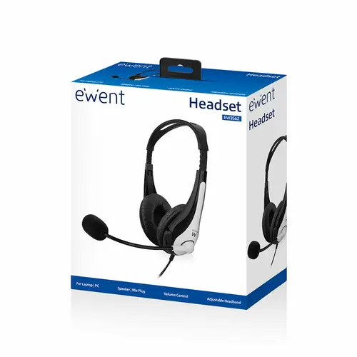 EW3562 auricular y casco Auriculares Alámbrico Diadema Llamadas/Música Negro, Plata - Imagen 5