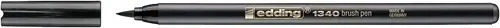 ROTUL.EDDING 1340 BRUSHPEN NEGRO - Pack de 10 unidades