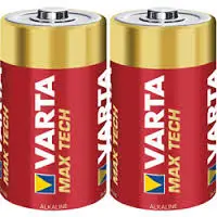 MAX TECH 2x Alkaline D Batería de un solo uso Alcalino