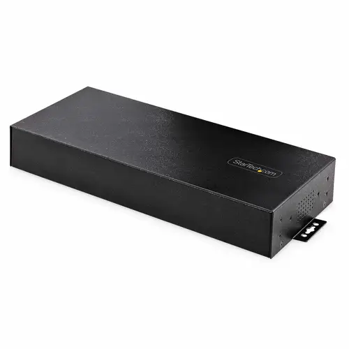 Hub Ladrón Industrial de Metal USB 3.0 5Gbps de 16 Puertos - de Montaje - Alimentación por Bloque de Terminales - Protección ESD - Carga por USB - para 2 Hosts - Imagen 2