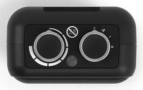 KA-5206 calefactor eléctrico Interior Negro 1500 W Ventilador eléctrico - Imagen 2