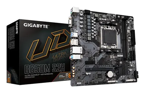 B650M S2H Placa base - AMD Ryzen serie 9000, VRM de 5+2+2 fases, hasta 6400 MHz DDR5 (OC), 1xPCIe 4.0 M.2, LAN GbE, USB 3.2 Gen 1 - Imagen 1