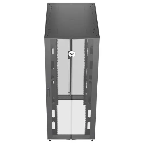 VR3150 armario rack 42U Rack o bastidor independiente Negro, Transparente - Imagen 3