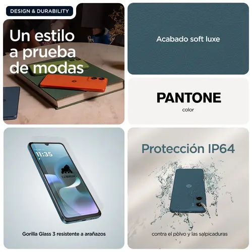 moto g06 17,5 cm (6.88") SIM doble Android 15 4G USB Tipo C 8 GB 256 GB 5200 mAh Azul - Imagen 16