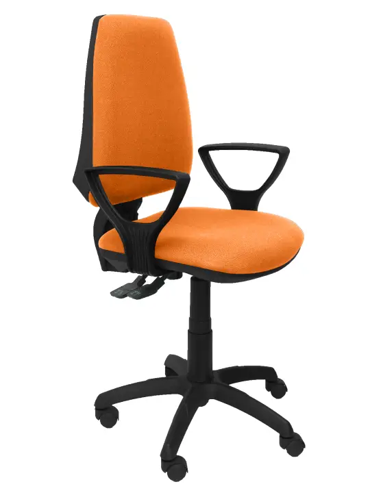 Silla Elche S bali naranja brazos fijos