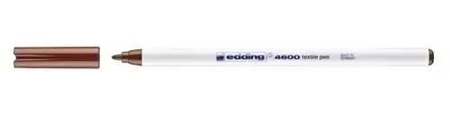 ROTUL.EDDING 4600 TELA FINO MARRON - Pack de 10 unidades