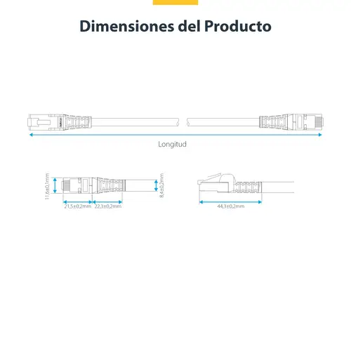 Cable de Red Ethernet CAT8 Blanco de 12m - Snagless - sin Pestillo - 25G/40G - 2000MHz - PoE++ 100W - 26AWG - S/FTP - Alivios de Tensión - Alambre de Cobre Puro - LSZH - Probado con Fluke - Imagen 9