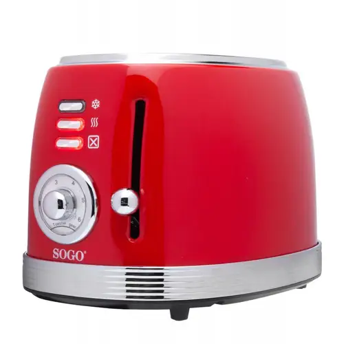 TOS-SS-5460 tostadora 6 2 rebanada(s) 850 W Rojo - Imagen 2