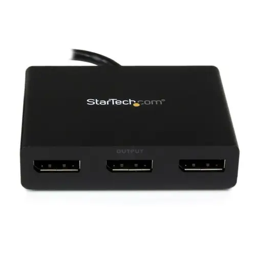 Hub MST de 3 Puertos DisplayPort 1.2 - Divisor Splitter DP de 3 Monitores - Adaptador DP a 2x DisplayPort 4K 30Hz 1x DisplayPort 1080 - Alimentado por USB - Windows Solamente - Imagen 3