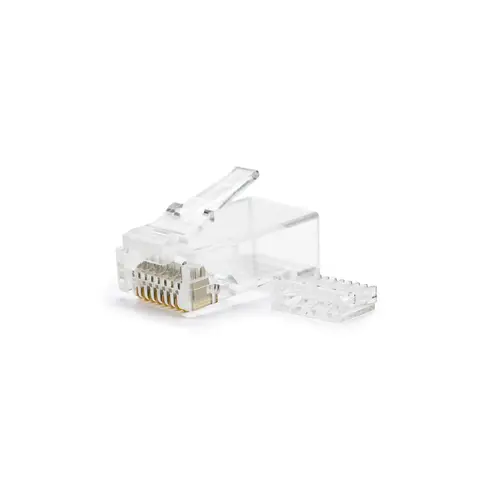 10.21.0201-50 conector RJ-45 Transparente - Imagen 1