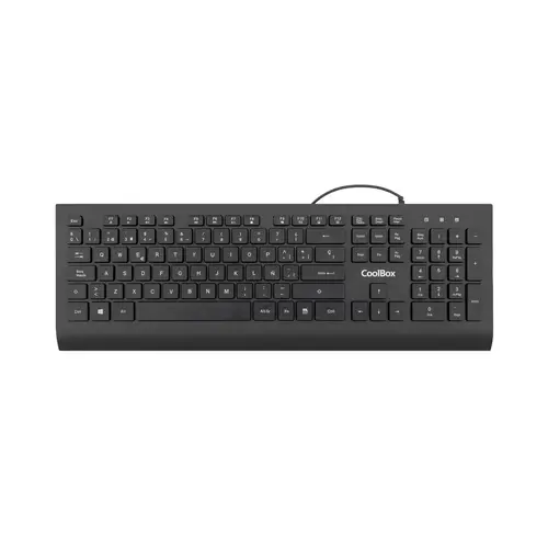 TECLADO USB TECLAS CHOCOLATE 1.8M DE CABLE 610G. SILENCIOSO - Imagen 1
