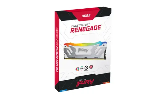 FURY 24GB 8400MT/s DDR5 CL40 CUDIMM Renegade RGB Blanco XMP - Imagen 8