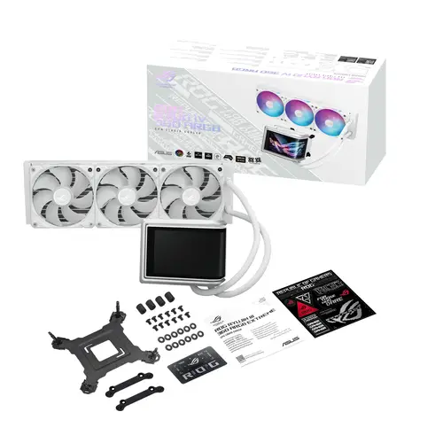 ROG RYUO IV 360 ARGB WHT Procesador Sistema de refrigeración líquida todo en uno 12 cm Blanco - Imagen 13