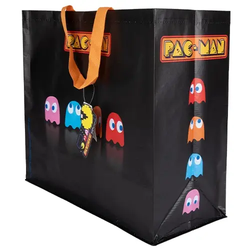 KX PACMAN SHOPPING BAG BLACK Negro Bolso grande - Imagen 6