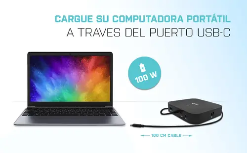 USB-C HDMI DP Docking Station with Power Delivery 100 W - Imagen 14
