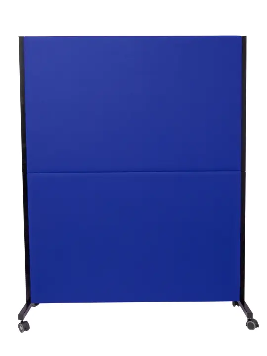 Biombo Valdeganga bali azul con ruedas con freno