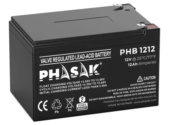 Batería 12V 12Ah - PHB 1212 - Imagen 1