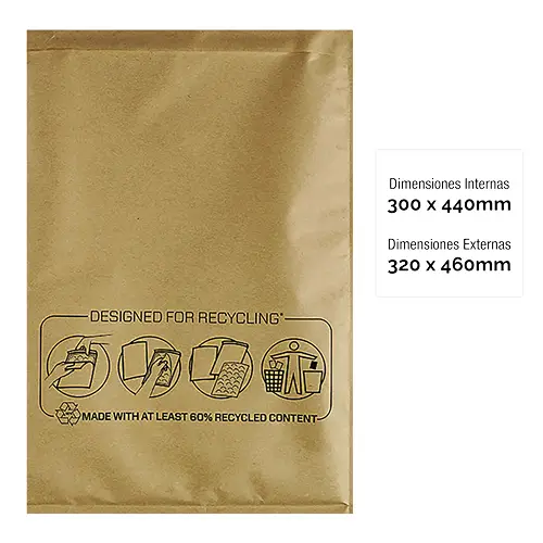 Bolsa Burbujas Acolchada Bankers Box Nº 19 Pack 10 Uds - Imagen 2