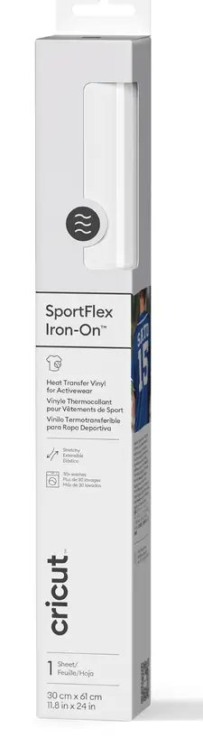 SportFlex Iron-On Permanente Blanco