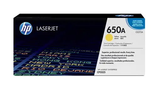 Cartucho de tóner original LaserJet 650A amarillo - Imagen 1