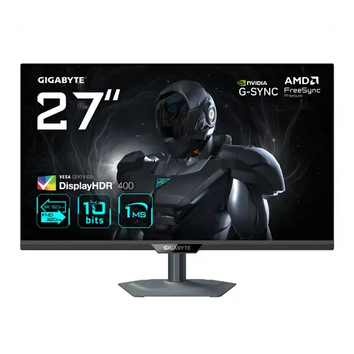 G27U Monitor de juego 27 4K UHD - Modo dual (4K 160Hz o FHD 320Hz), 3840 x 2160, 1ms, 350 cd/m², FreeSync Premium, DisplayHDR400, HDMI 2.1, DisplayPort 1.4 - Imagen 1