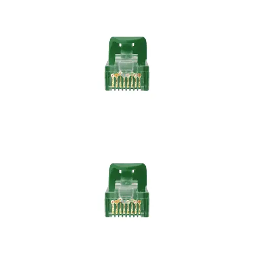Cable de red latiguillo RJ45 LSZH Cat.6A UTP AWG24, Verde, 0.5m - Imagen 3