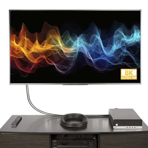 Cable de 7m DisplayPort 1.4 Certificado por VESA - Cable DisplayPort DP8K con HBR3 - HDR10 - MST - DSC 1.2 - HDCP 2.2 - 8K 60Hz - 4K 120Hz - Cable DP 1.4 - Imagen 5