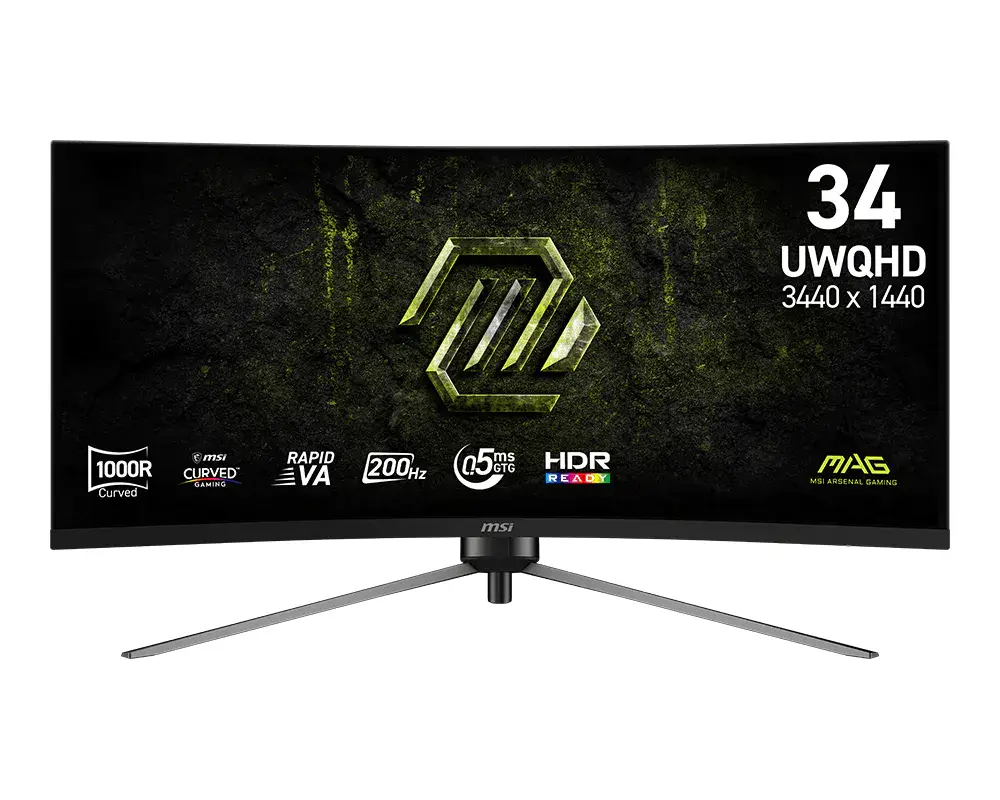 MAG 345CQRF E20 pantalla para PC 86,4 cm (34") 3440 x 1440 Pixele..