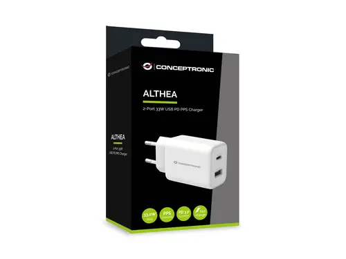 ALTHEA11W cargador de dispositivo móvil Universal Blanco Corriente alterna Carga rápida Interior - Imagen 3