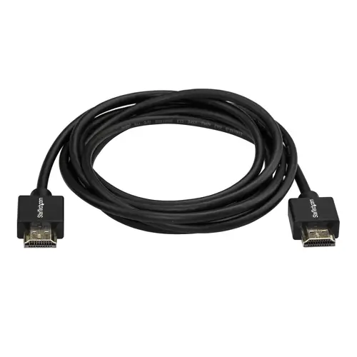 Cable HDMI 2.0 Delgado de Alta Velocidad con Ethernet 4K 60Hz de 2m - HDR10 - Conectores con Agarre - Imagen 2