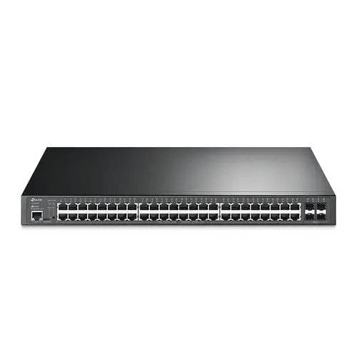JetStream TL-SG3452XP switch Gestionado L2+ Gigabit Ethernet (10/100/1000) Energía sobre Ethernet (PoE) 1U Negro - Imagen 2