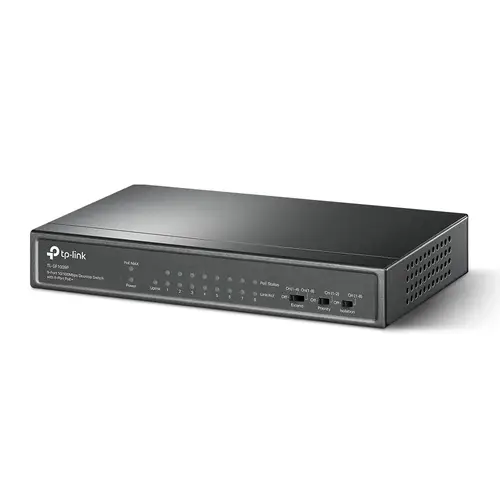 TL-SF1009P switch No administrado Fast Ethernet (10/100) Energía sobre Ethernet (PoE) Negro - Imagen 2